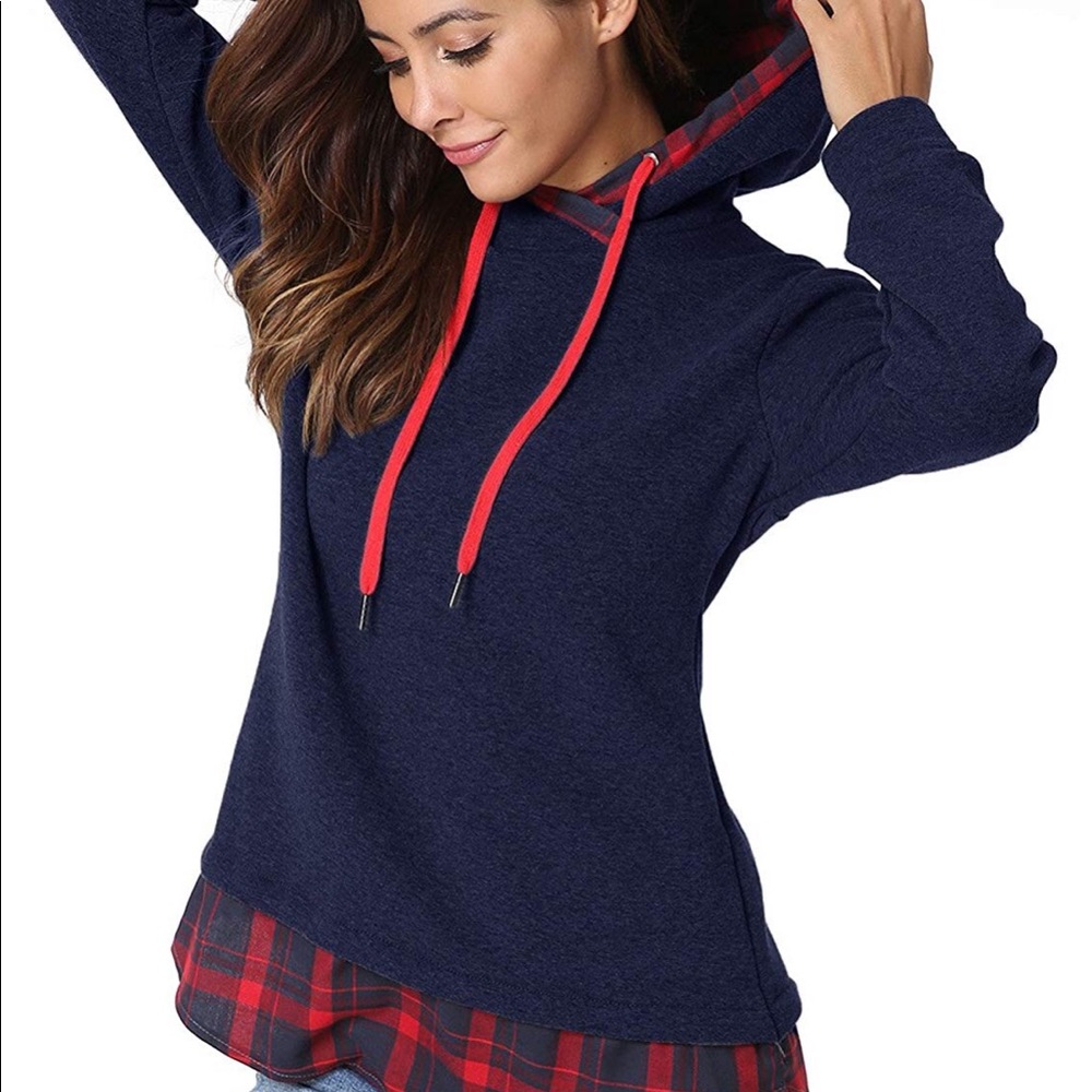 ⚡️SALE⚡️Flannel Long Sleeve Hoodie